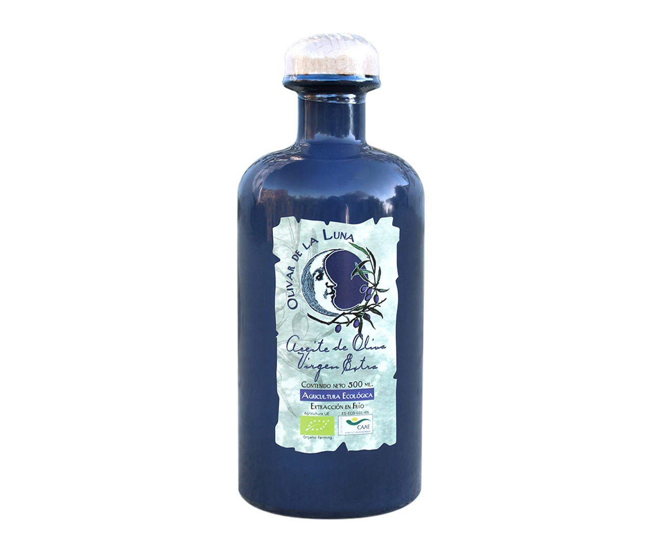 Frasca vidrio 500ml con dosificador aceite de oliva virgen extra